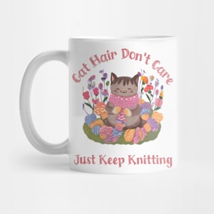 Original Cat Knitting Mug